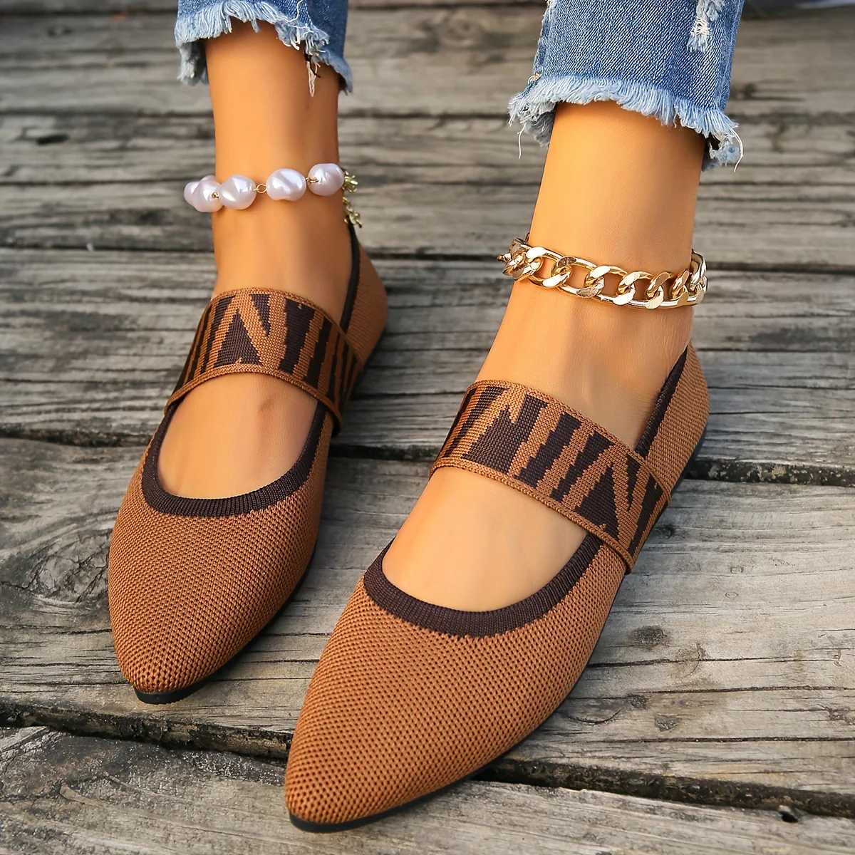 Point Toe Flats Slip-Ons (multiple color options)