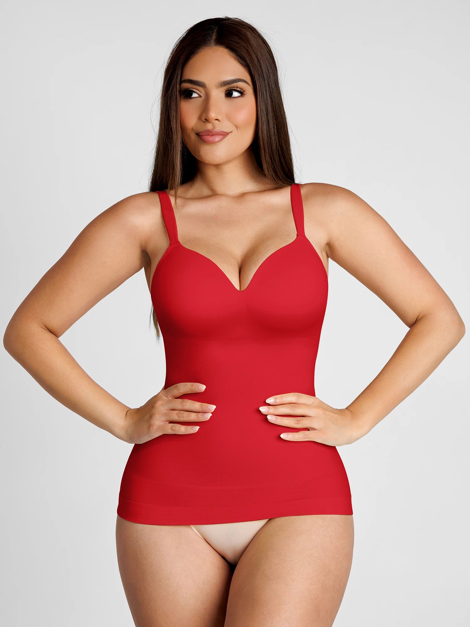 Feelingirl Seamless Built-In Bra Cami Top