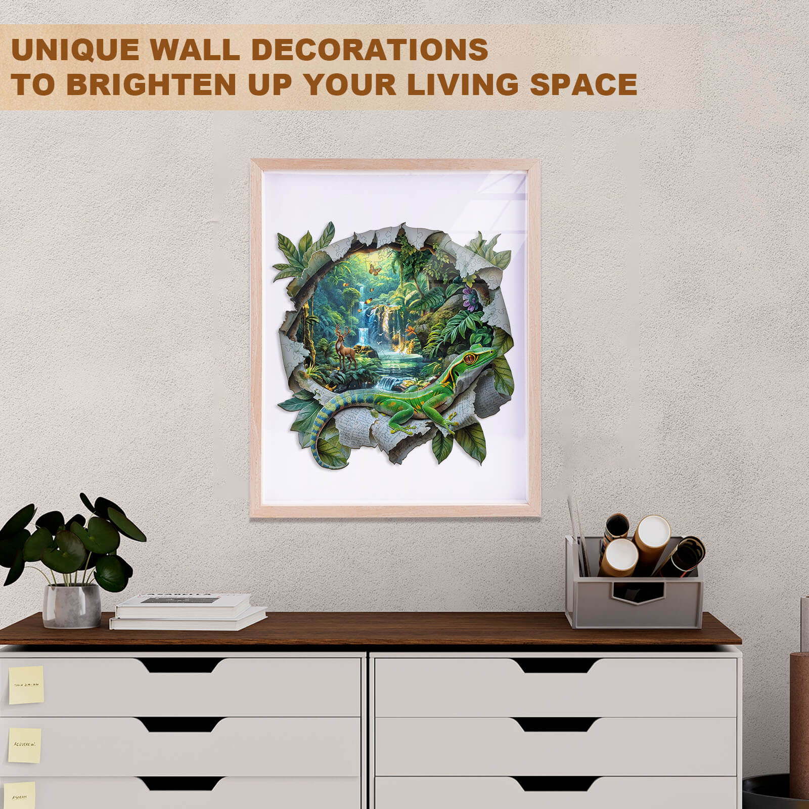 Paper World Wooden Jigsaw Puzzle