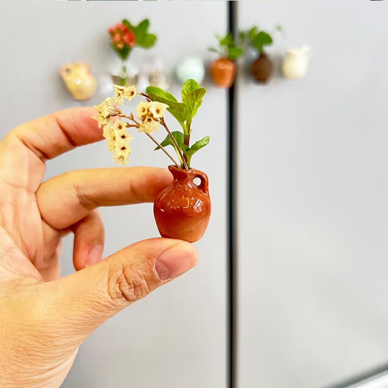 Mini Ceramic Magnetic Vase