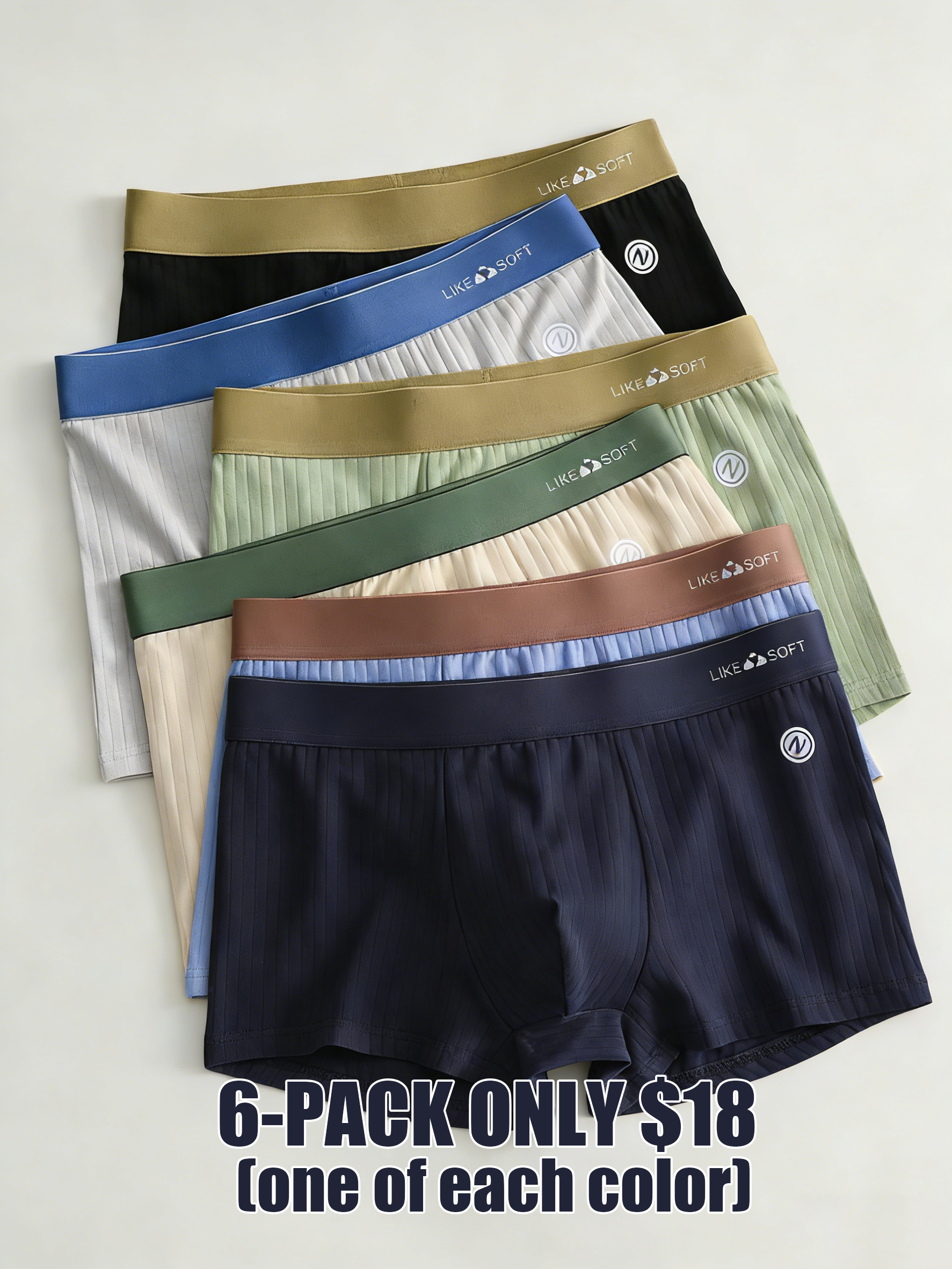 Men’s Breathable & Comfortable Underwear Set – All Season Durable Essentials