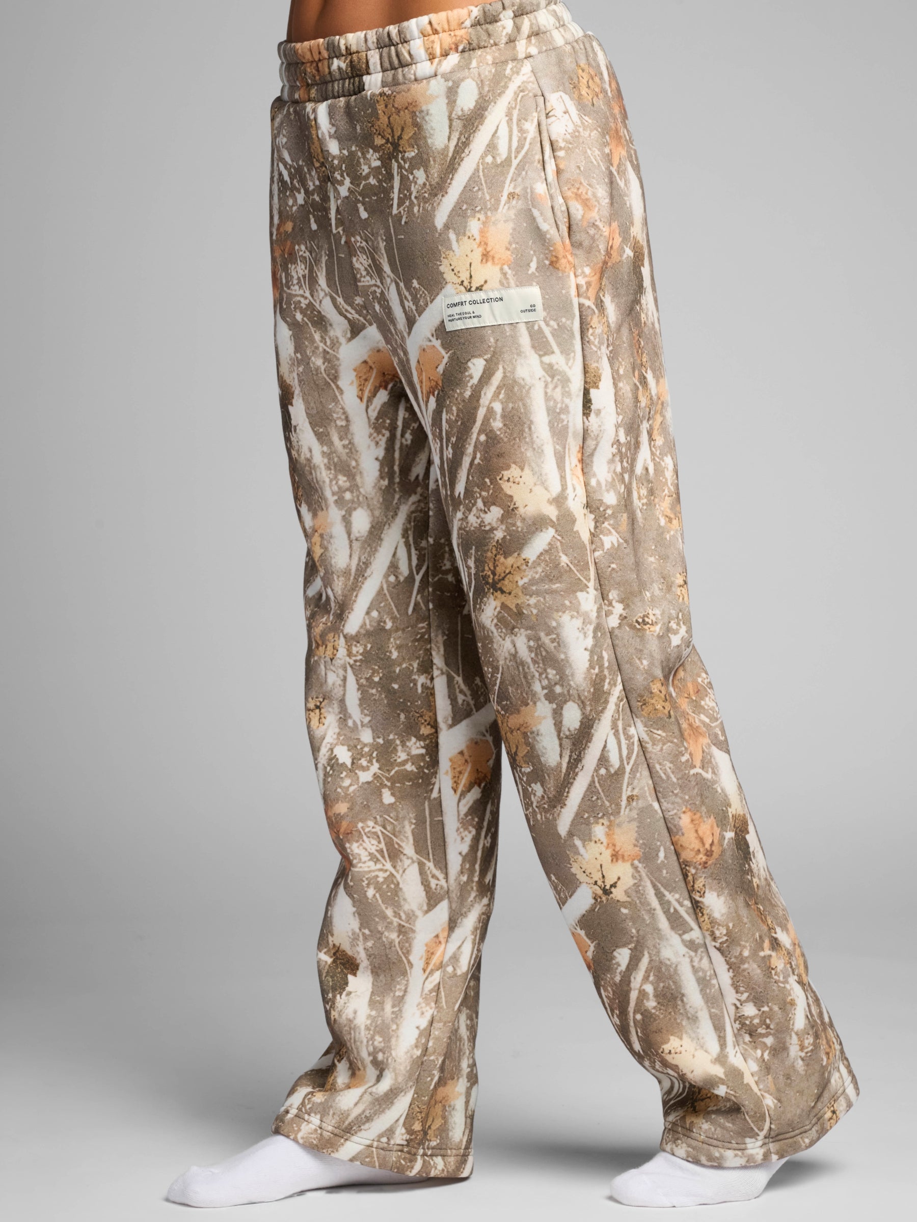 Camo Straight Leg Sweatpants