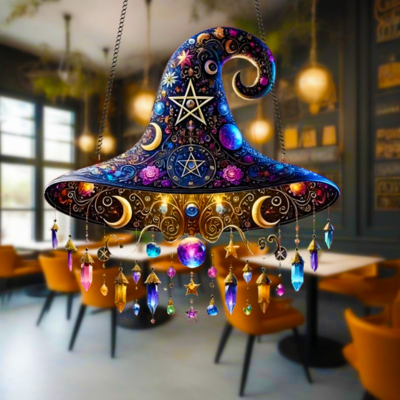 Moonlight Witch Window Hanging Sun Catcher Decor