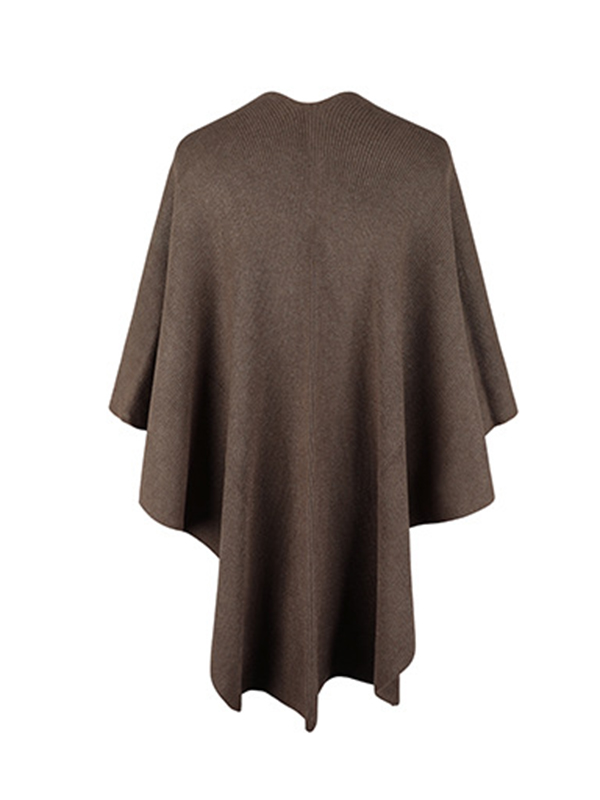 Casual Solid Color Hairball Shawl&Scarf