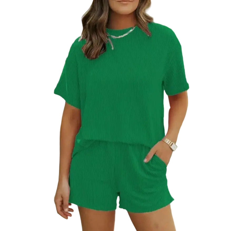 Women's Ribbed Knit Lounge Set