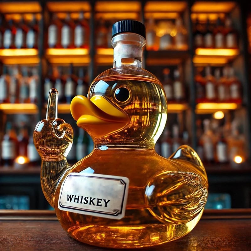 12oz Middle Finger Duck Bottle