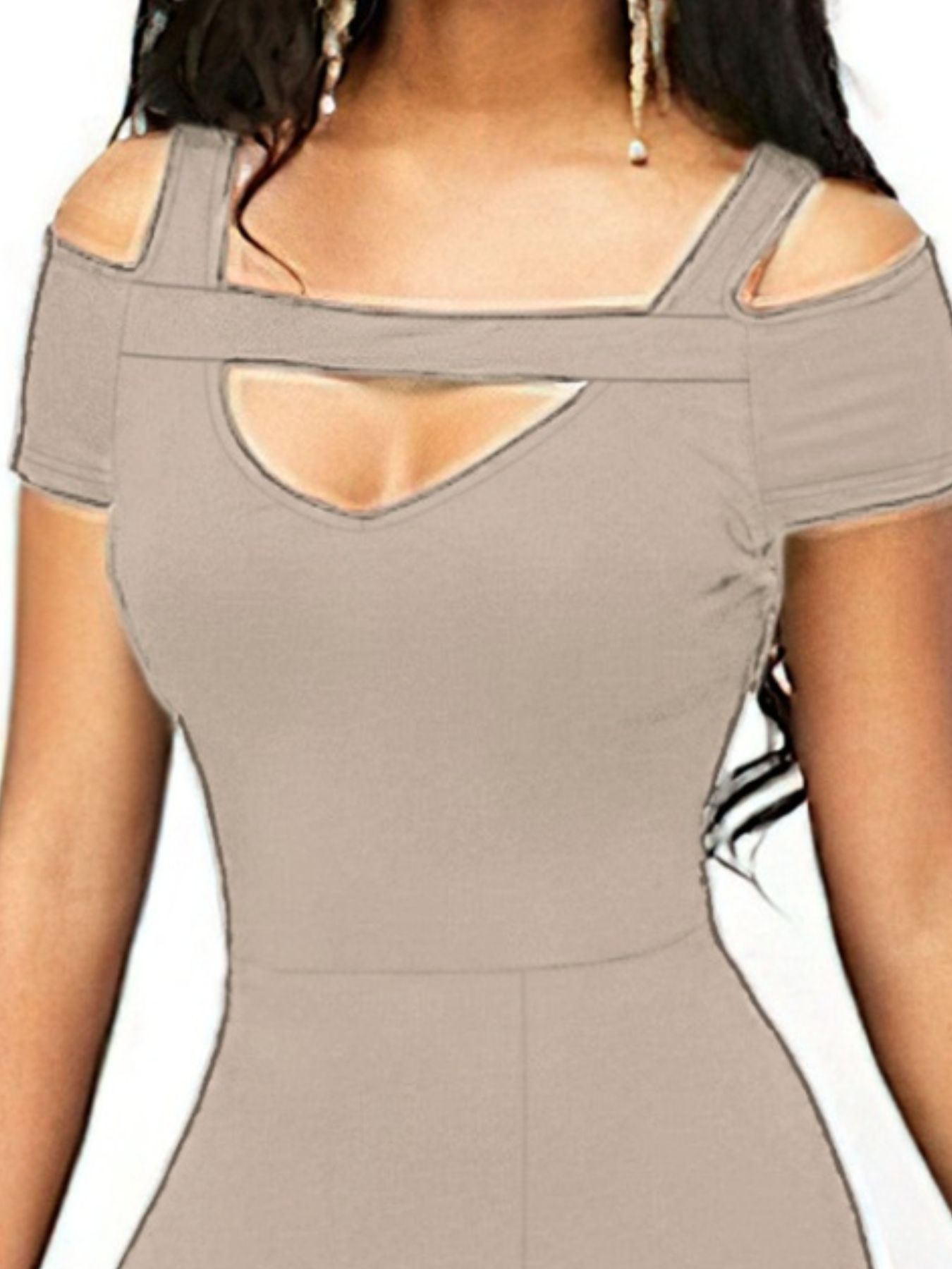 Elegant Off-Shoulder Slit Maxi Dress