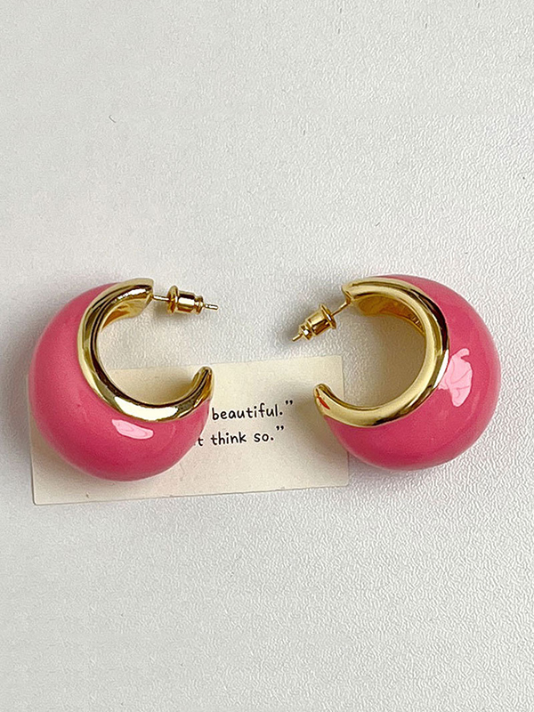 Geometric Drop Earrings