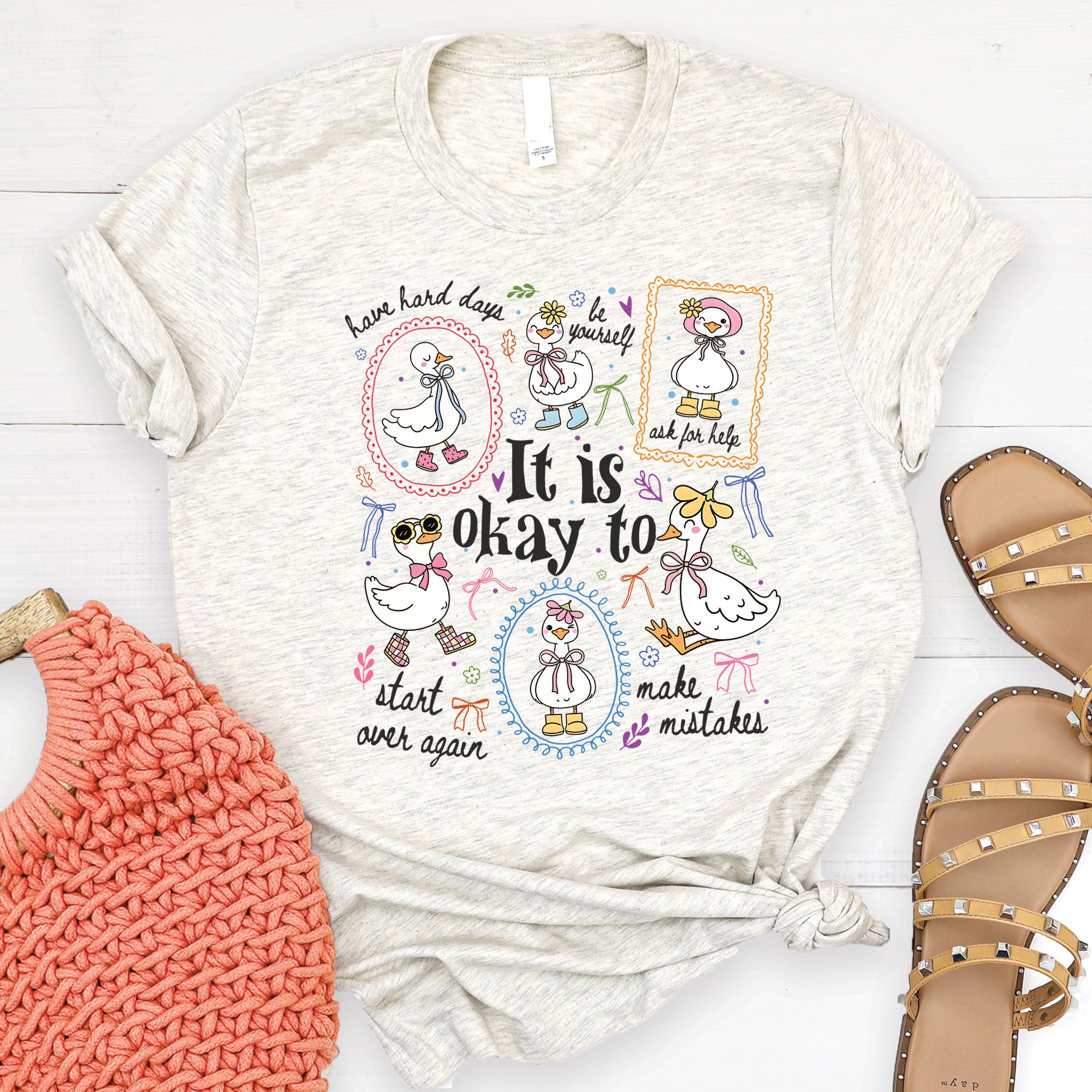 It is Okay Goose Tee