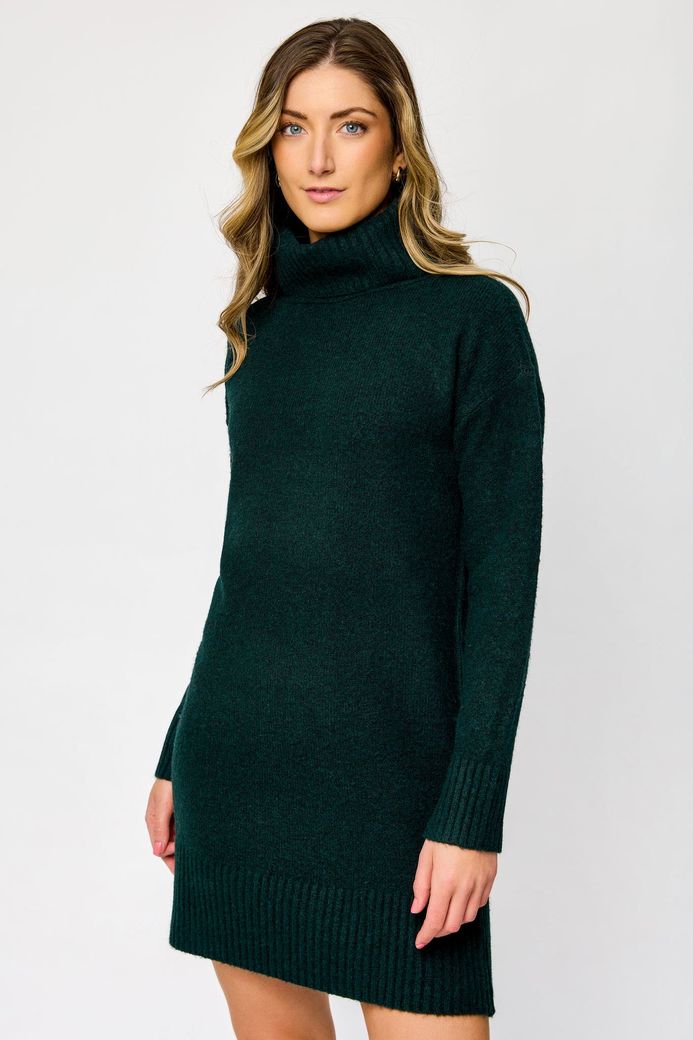 Turtleneck Sweater Dress