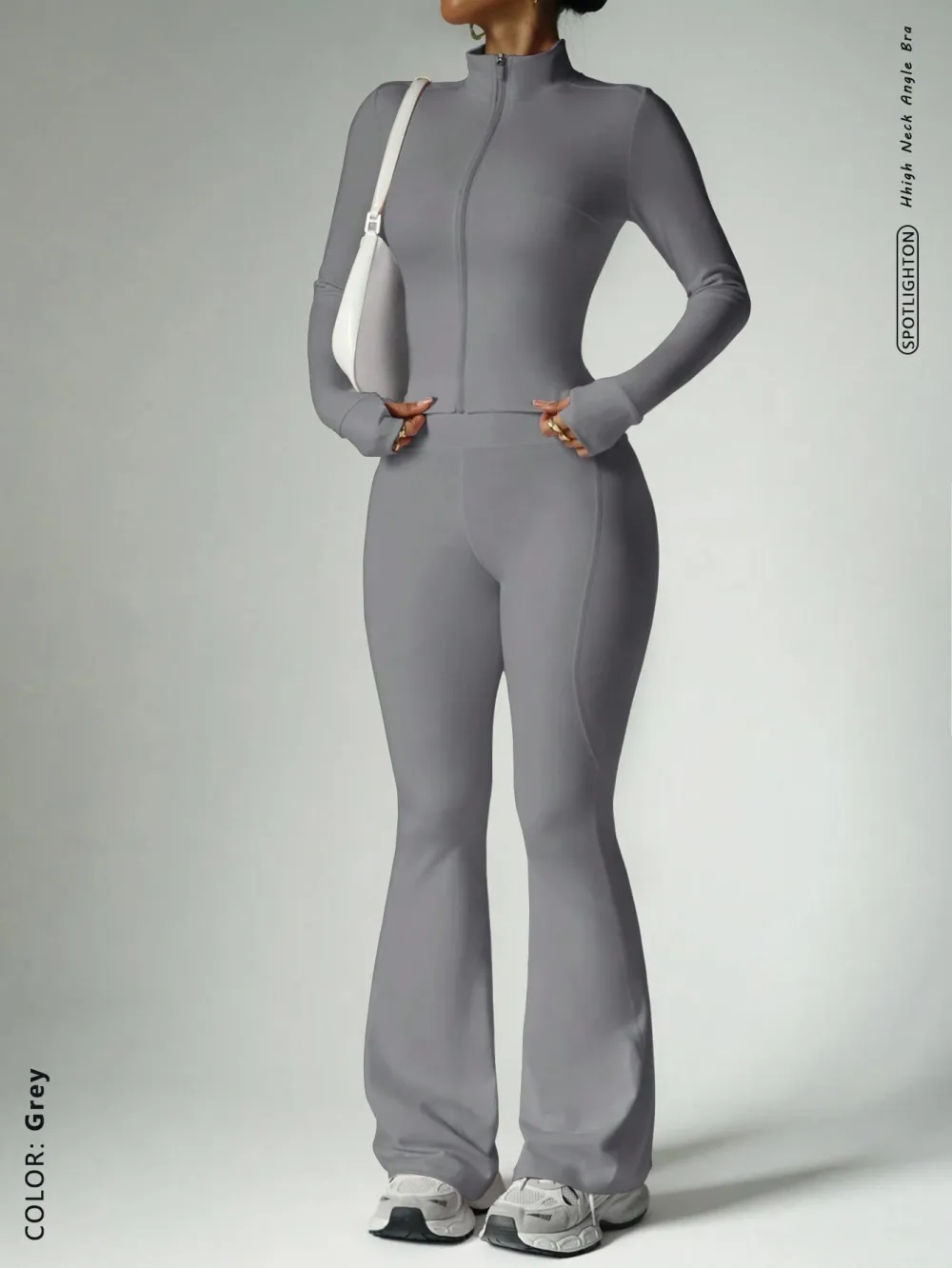 Women's Street Style 2-Piece Bodycon Activewear Set