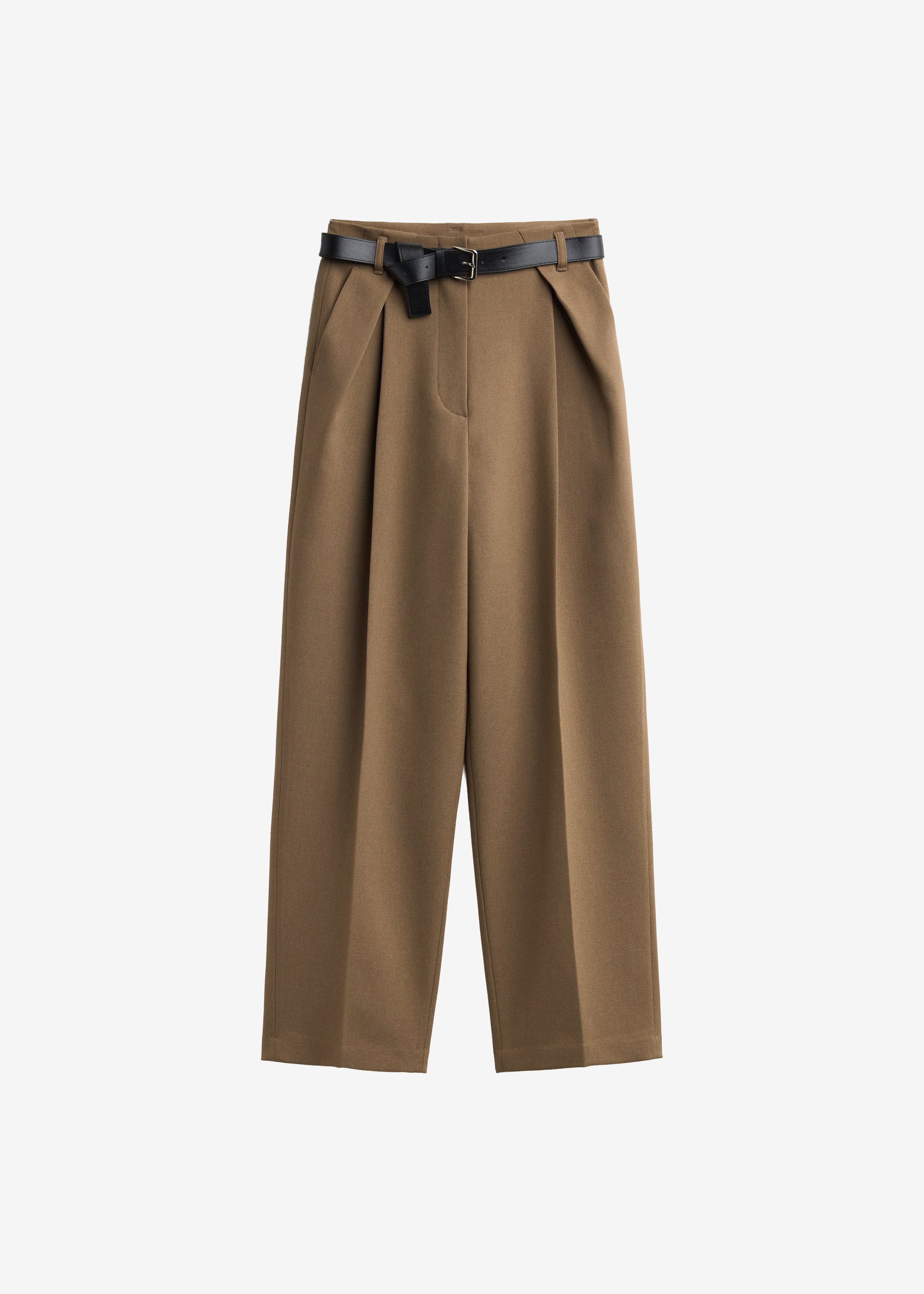 Blerick Belted Trousers - Camel
