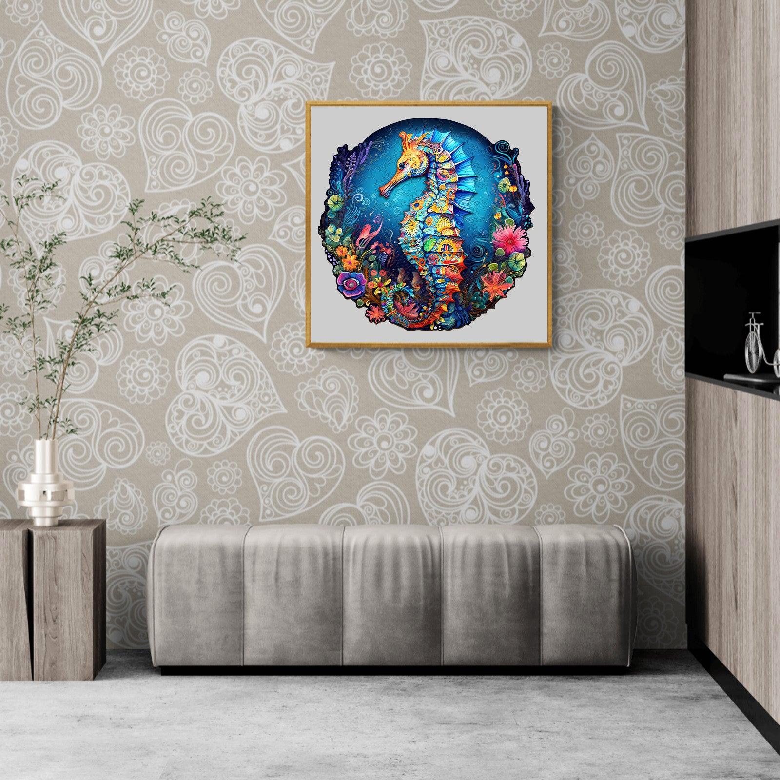 Seahorse 2 Wooden Jigsaw Puzzle