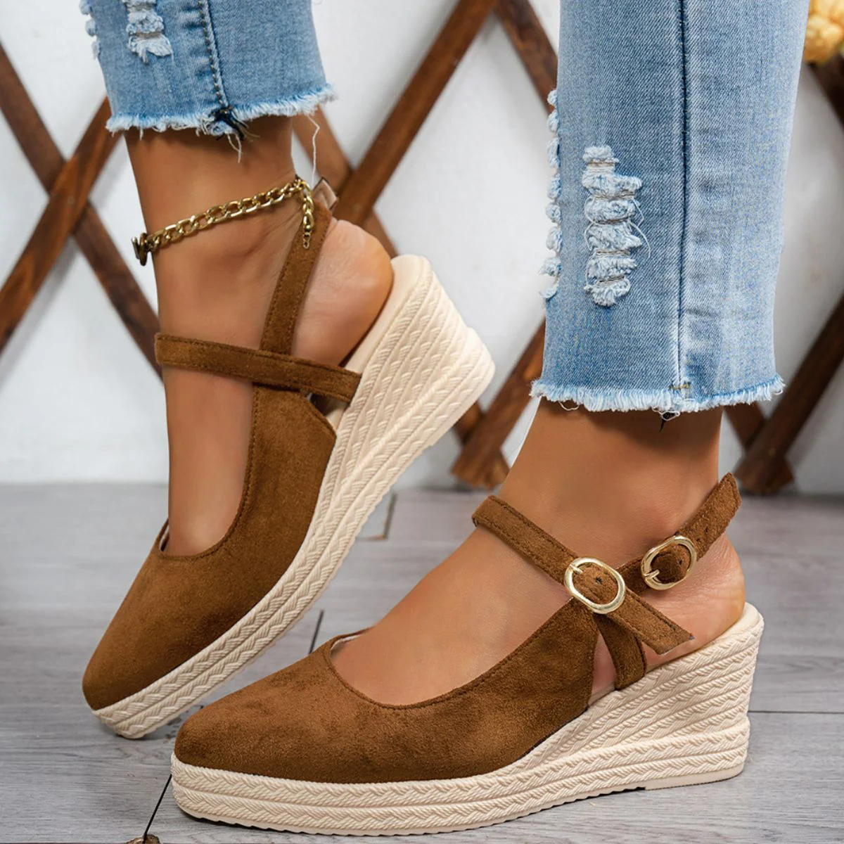 Point Toe Block Heels Shoes (multiple color options)