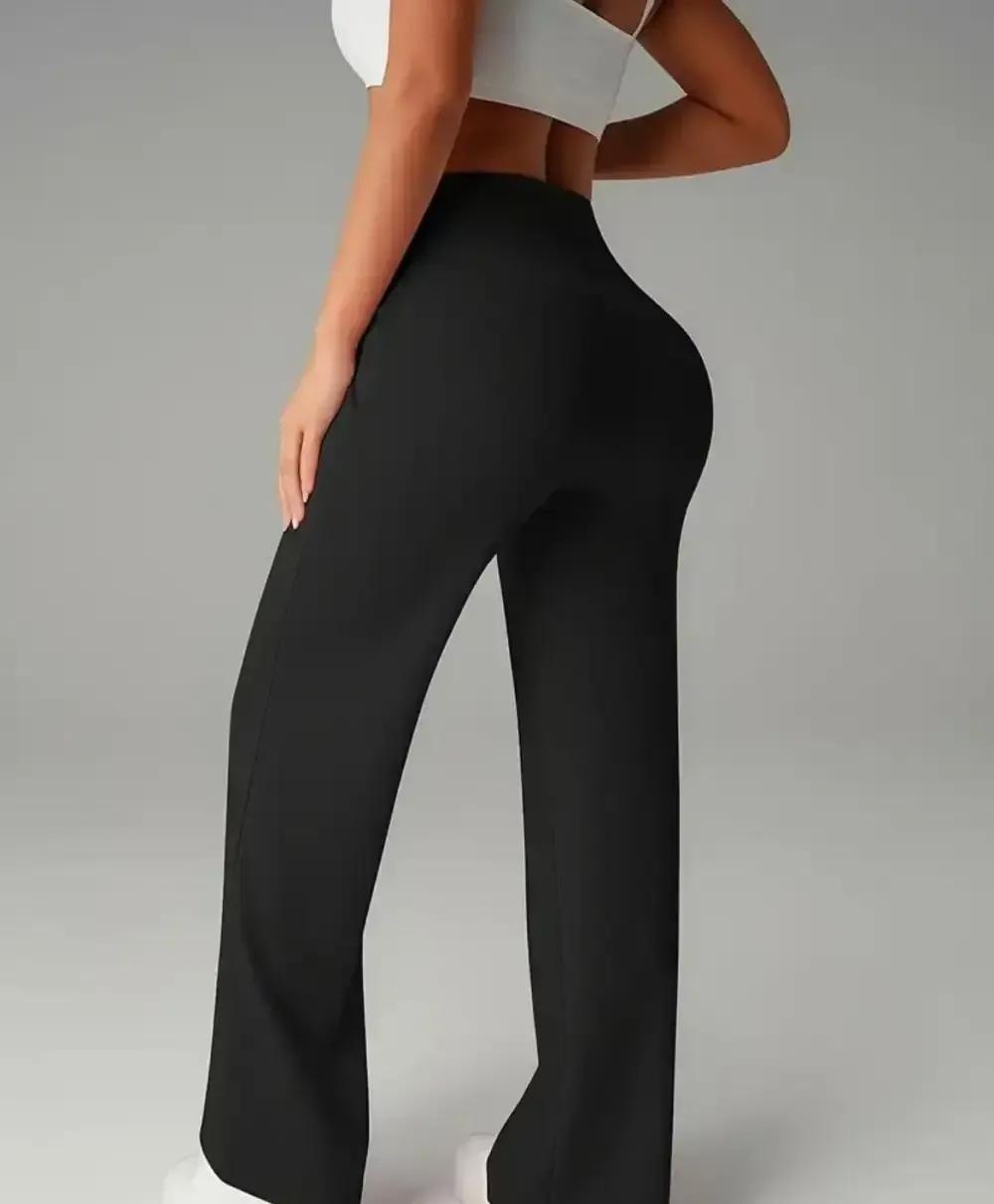 🔥Women's  Wide Leg High Waist Sporty Casual Sweatpants with Pockets