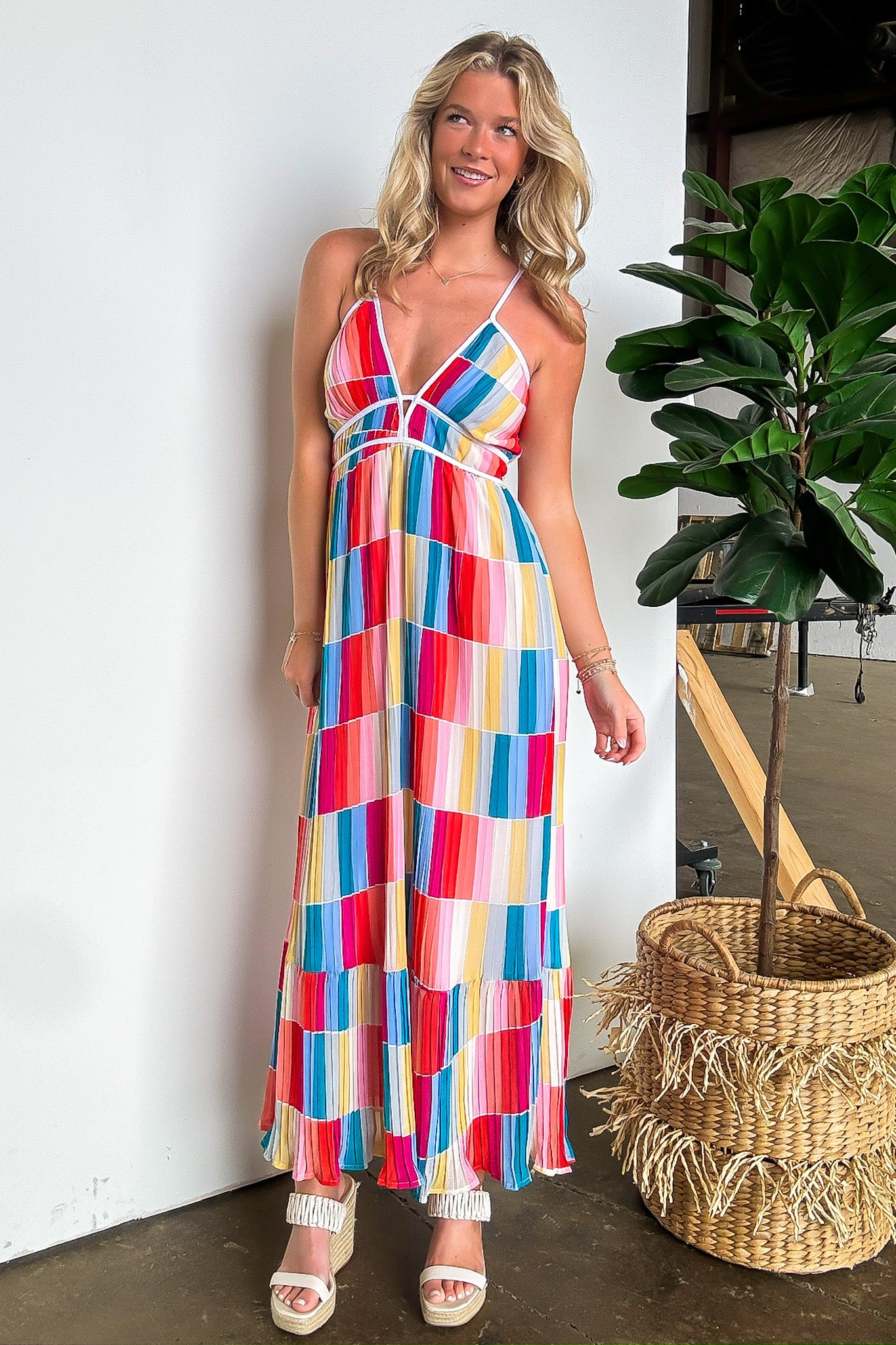 Multi Color Maxi Dress