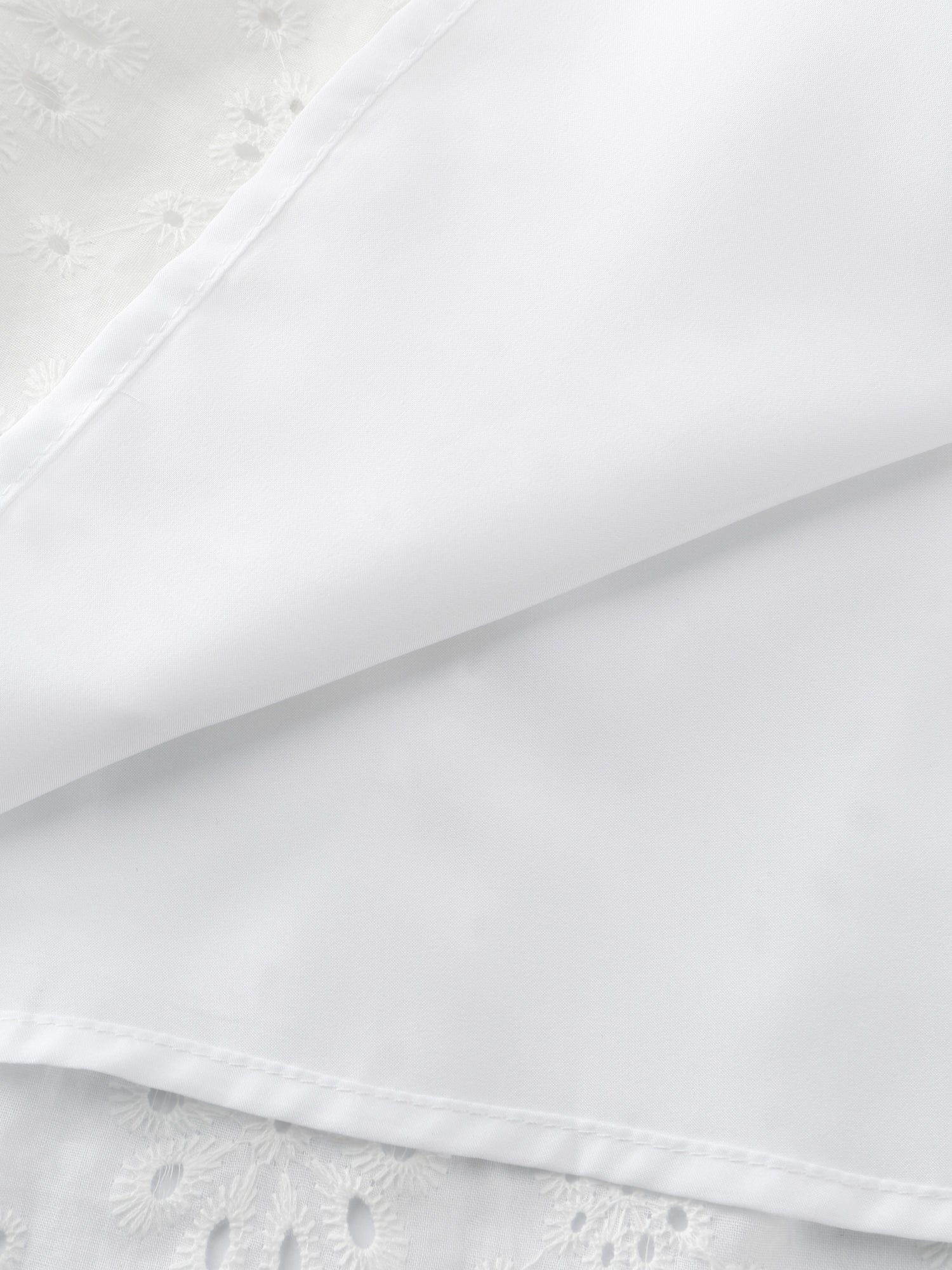 Cotton Lace Flutter Sleeve Mini Dress