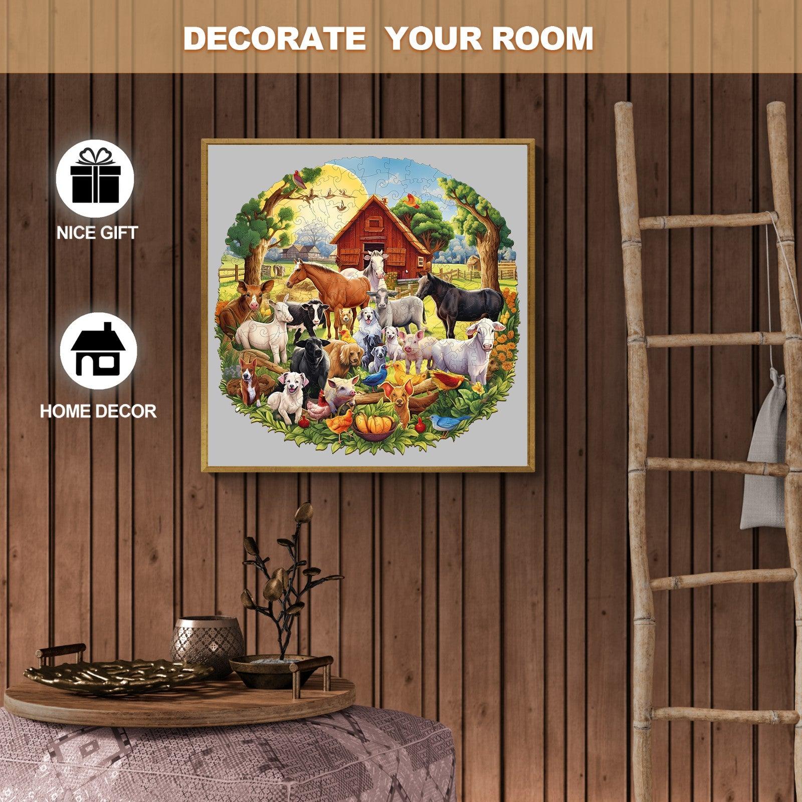 Fun Farm Wooden Jigsaw Puzzle