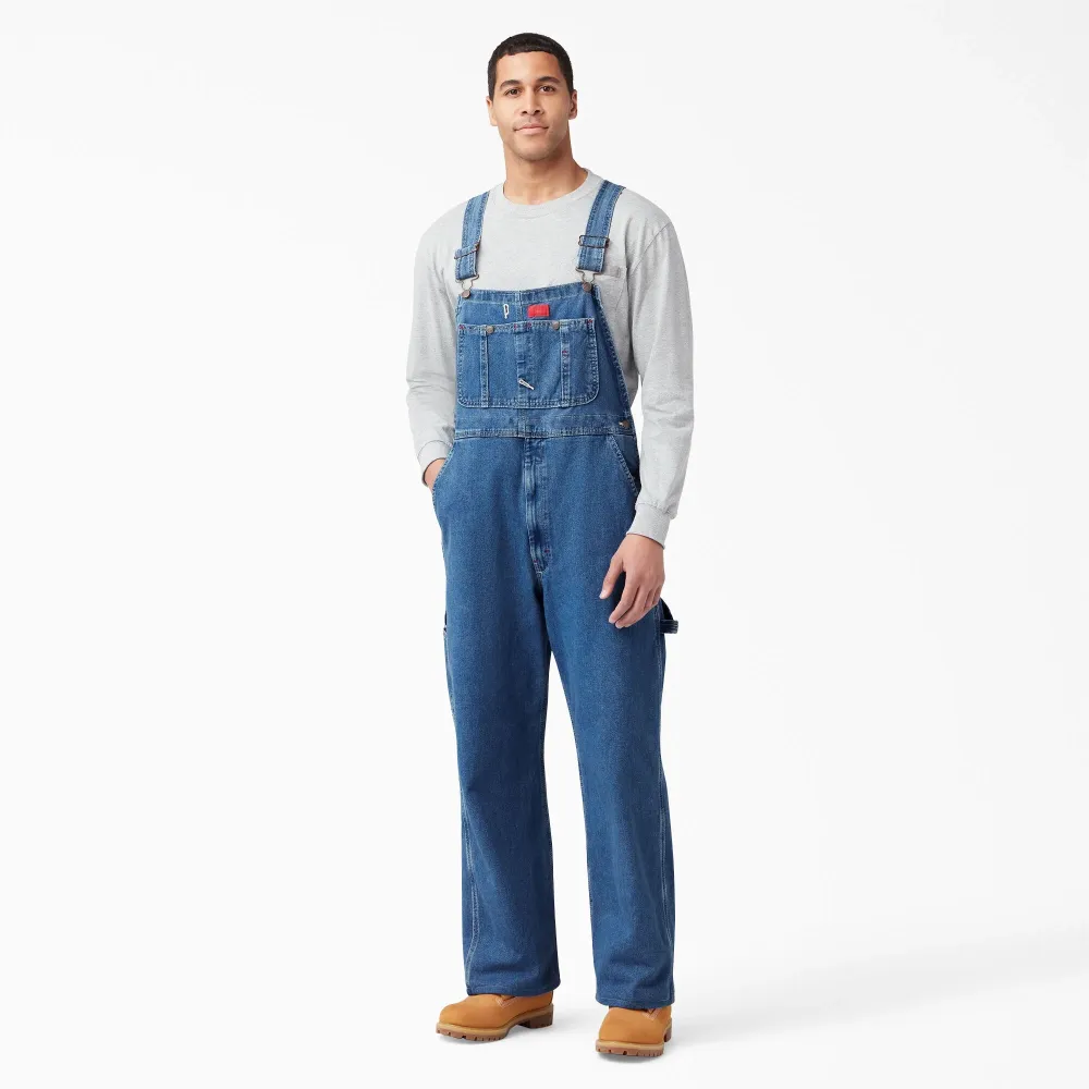 🛠️ Men’s Denim Bib Overalls — Adjustable & Work-Ready
