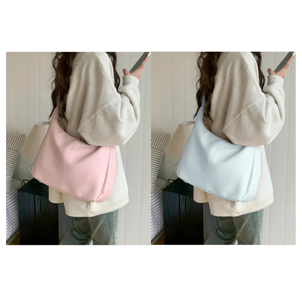 Women's Solid Color Shoulder Bag