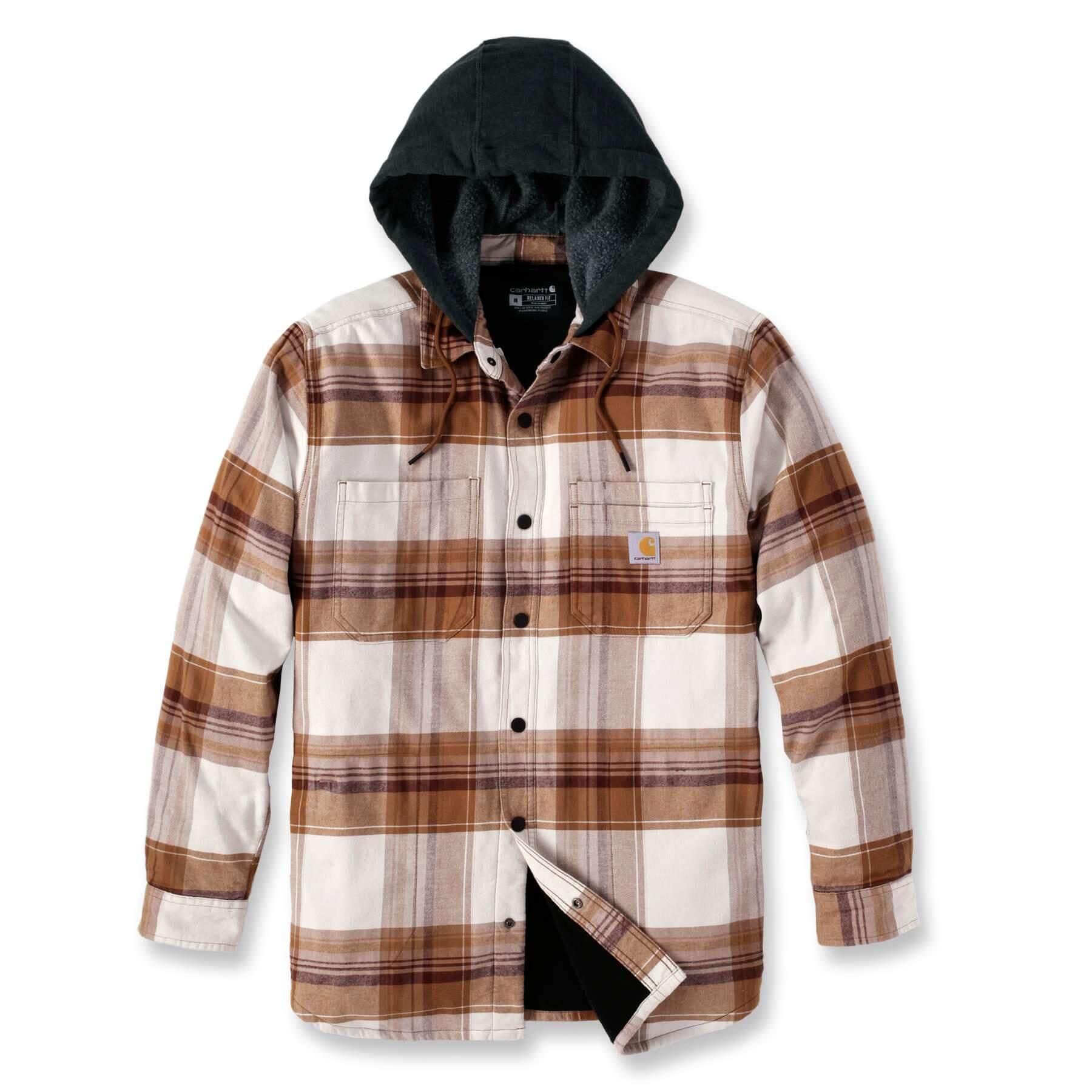 CHT Flannel Sherpa-Lined Relaxed Fit Shirt Jacket 105938