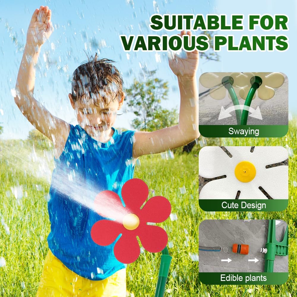 Crazy Daisy Sprinkler Sunflower Lawn Dancing