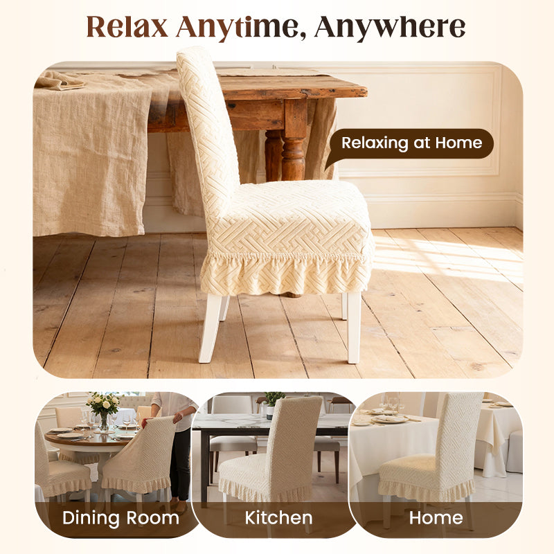 💥🪑Dining Chair Slipcover Set✨Instant holiday upgrade! Refresh your dining space🎄