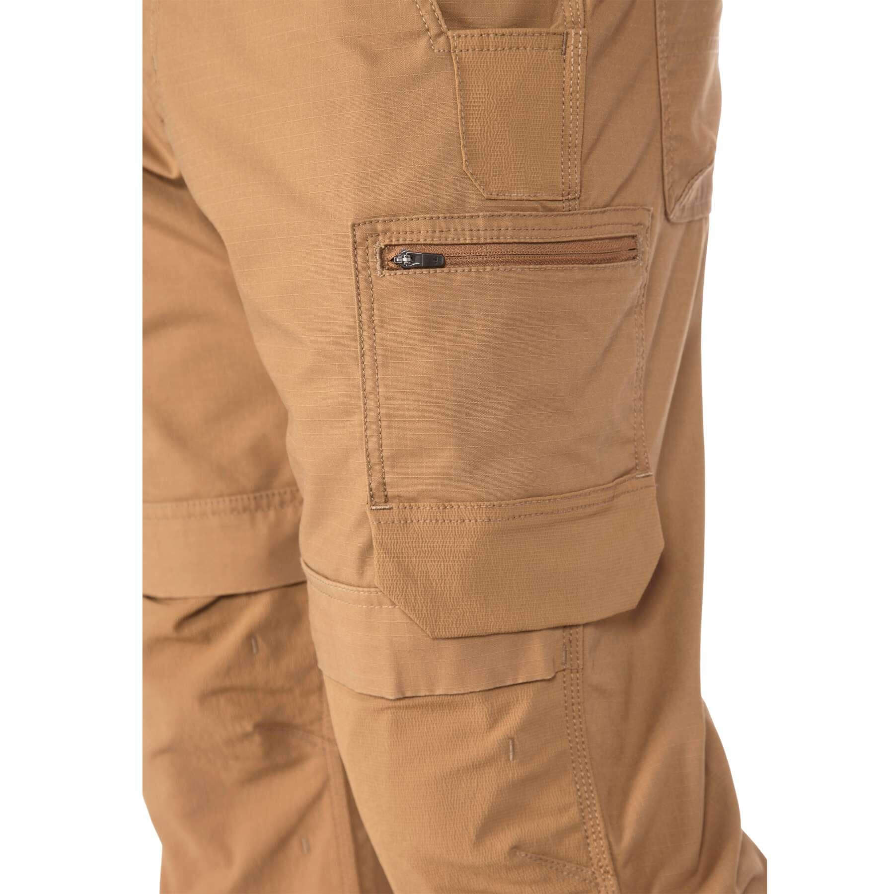 CHT Steel Rugged Flex Relaxed Fit Ripstop Double-Front Multi-Pocket Trousers 105074