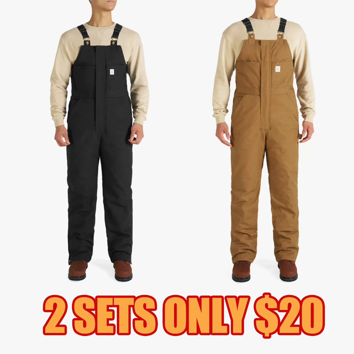 Men's Insulated Duck Bib Overalls