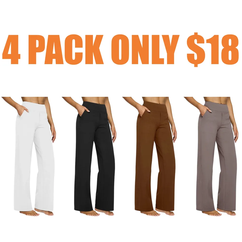 Women Wide Leg Pants with Pockets Comfortable Athletic Sweatpants