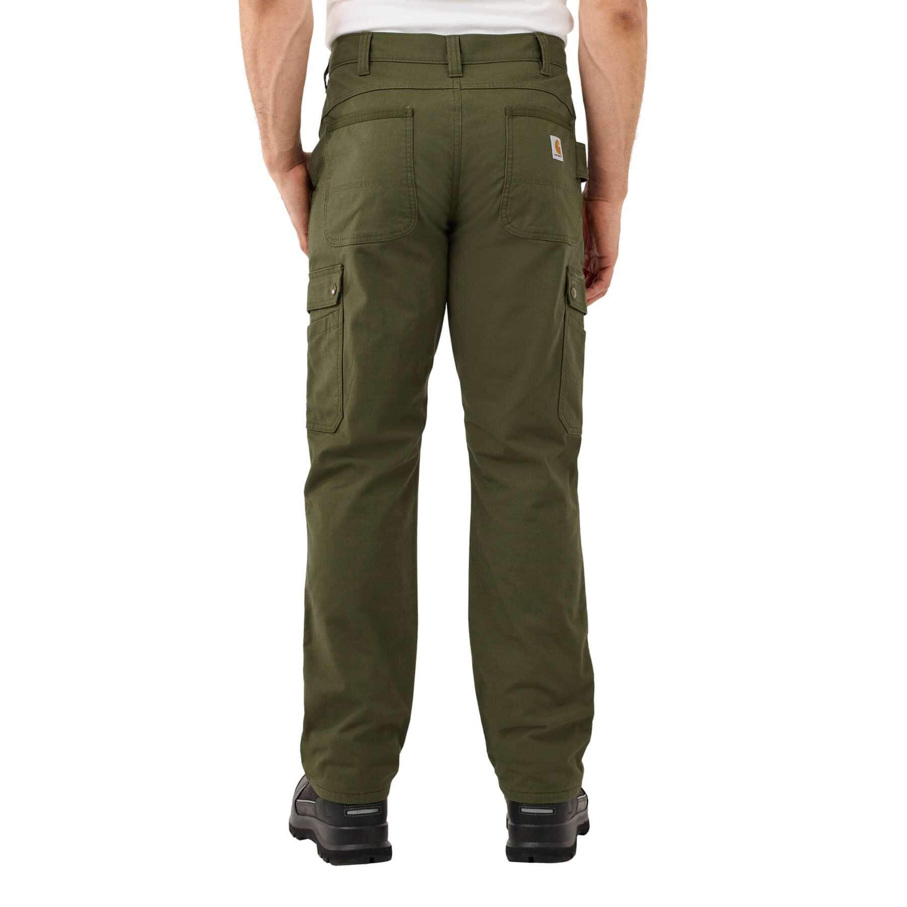 CHT Fleece-Lined Relaxed Fit Ripstop Cargo Work Trousers 105491