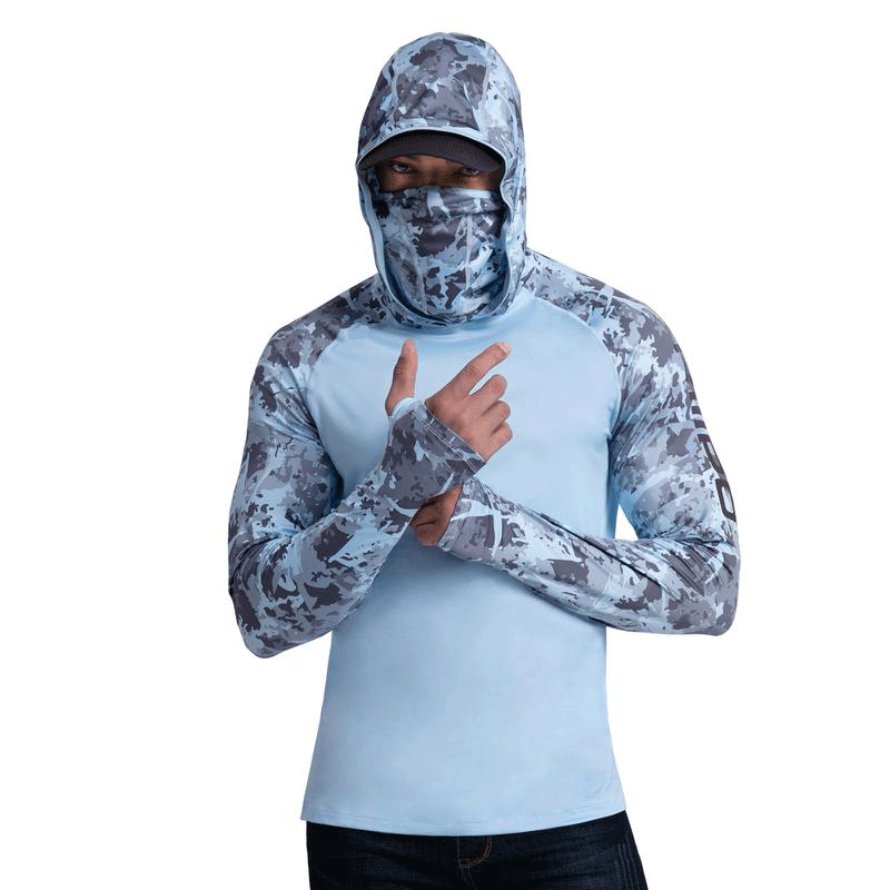 ☀️☀️☀️Men’s UPF 100 Sun Protection Hoodie with UV Detection