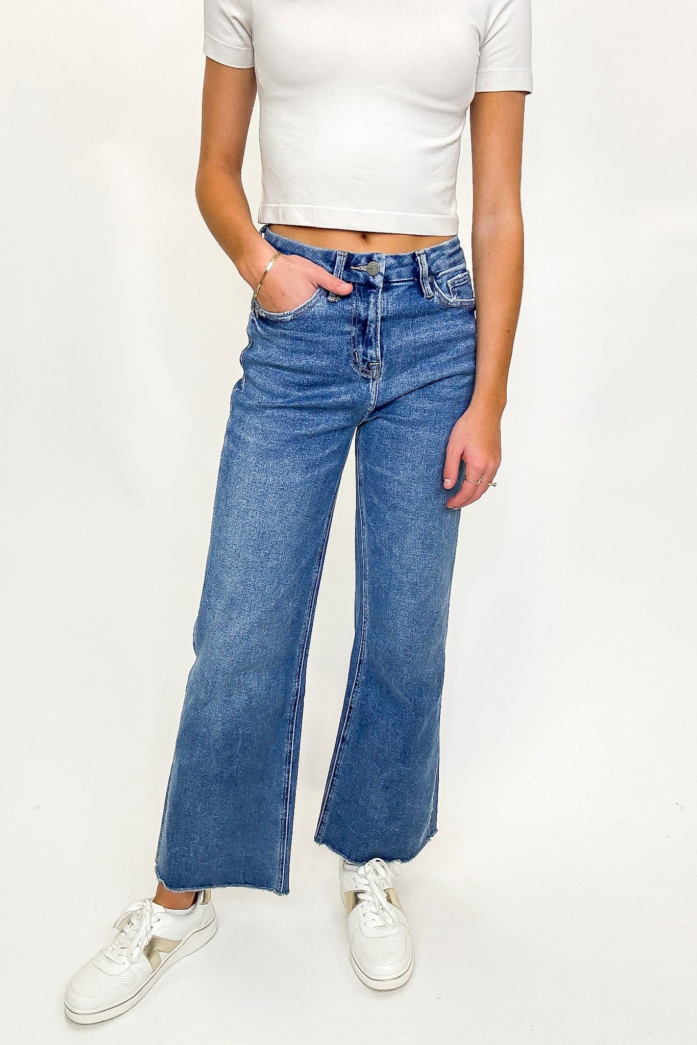 Altitude Super High Wide Leg Jeans