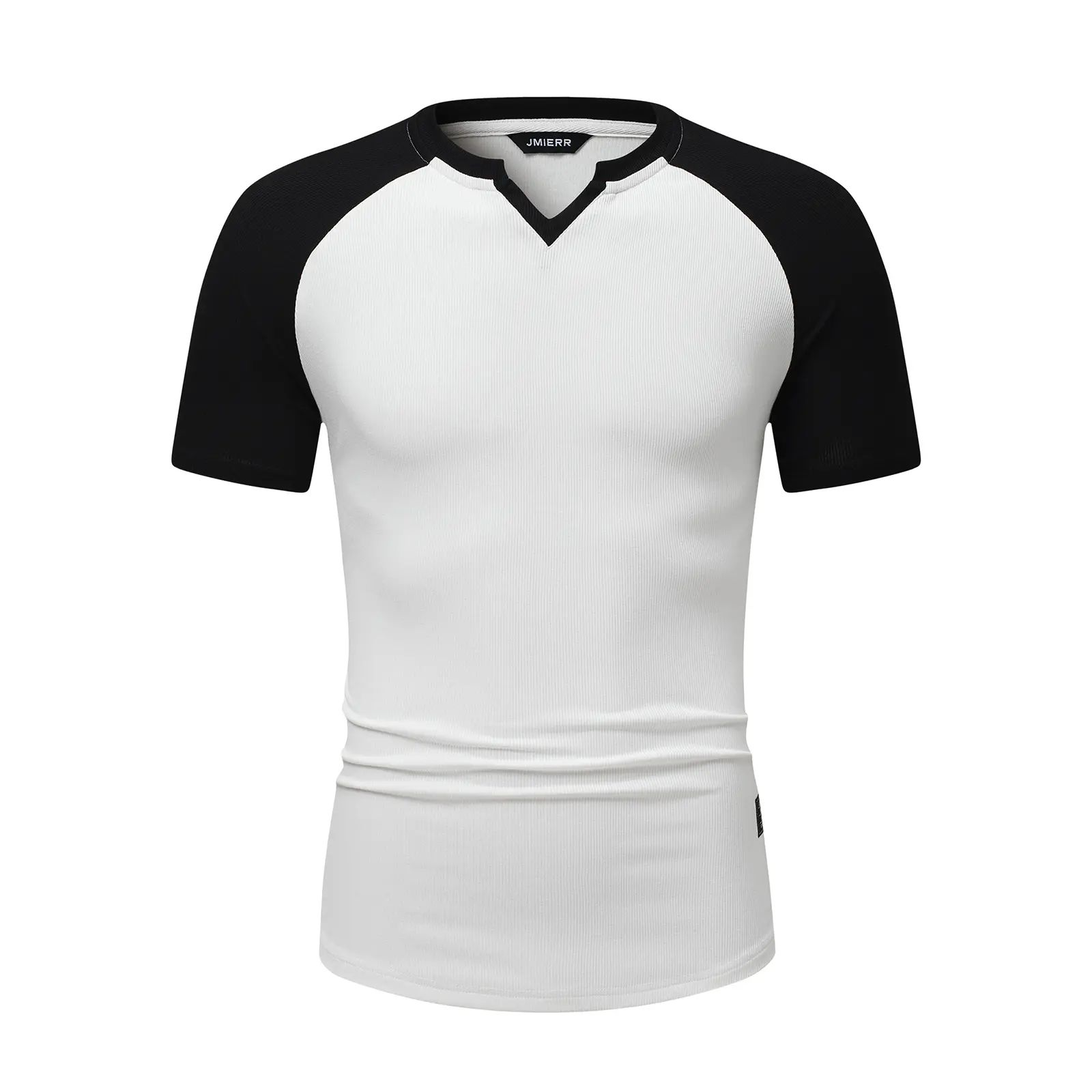 Mens Muscle Slim T Shirt V-Neck Longline Henley Shirt Gym Workout Athletic Tee Shirts, men gifts