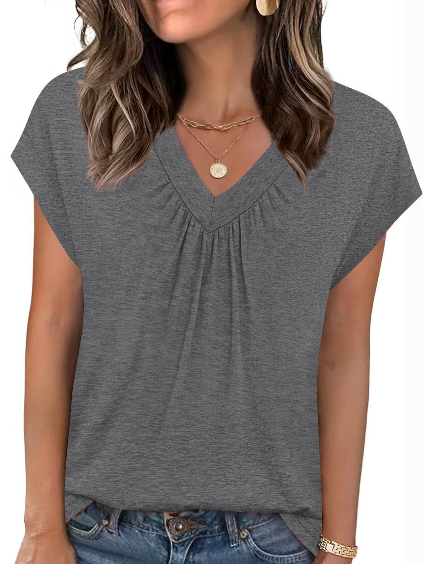 V-Neck Relaxed Fit T-Shirt