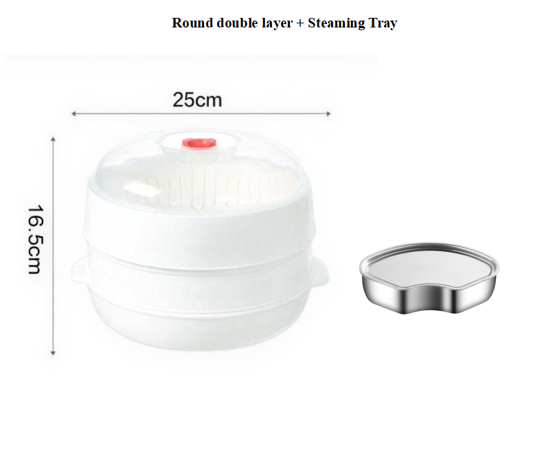 🔥Hot Sale🔥Multifunctional Microwave Heating and Thermal Insulation Steamer Utensils