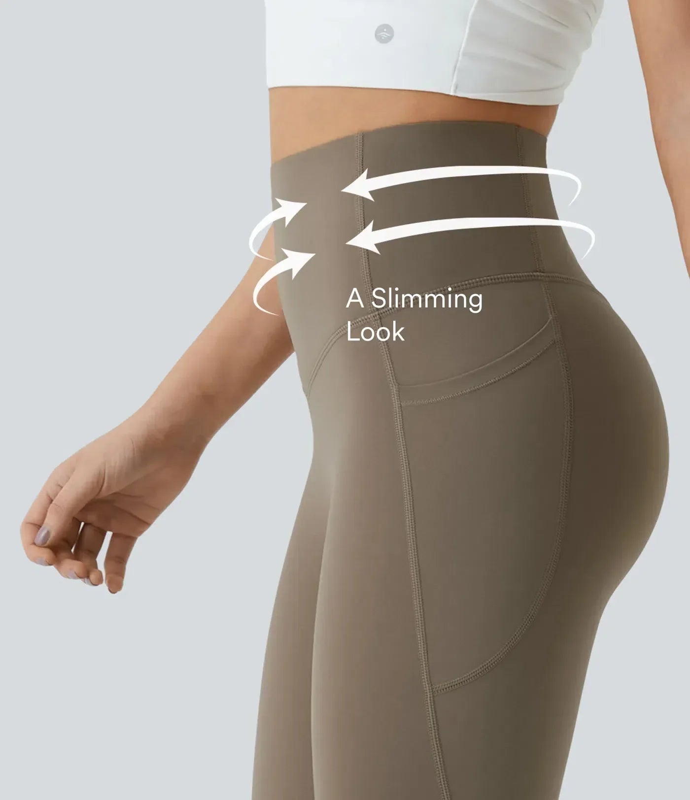 🔥High Waisted Waist Shaping Pocket Shaping Training Leggings
