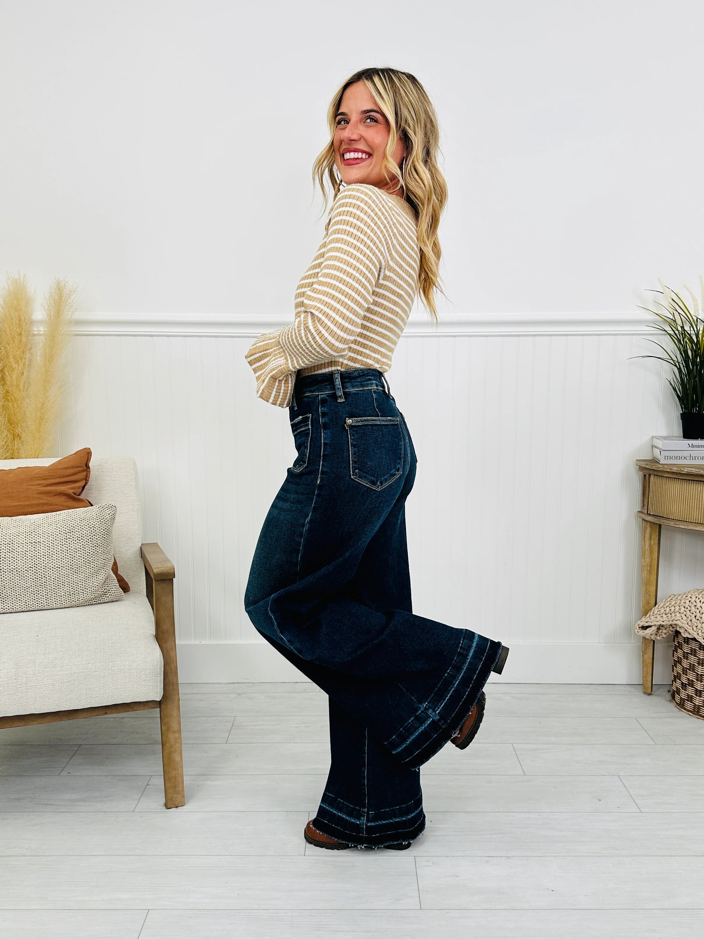 Judy Blue Perfectly Palazzo Wide Leg Jeans