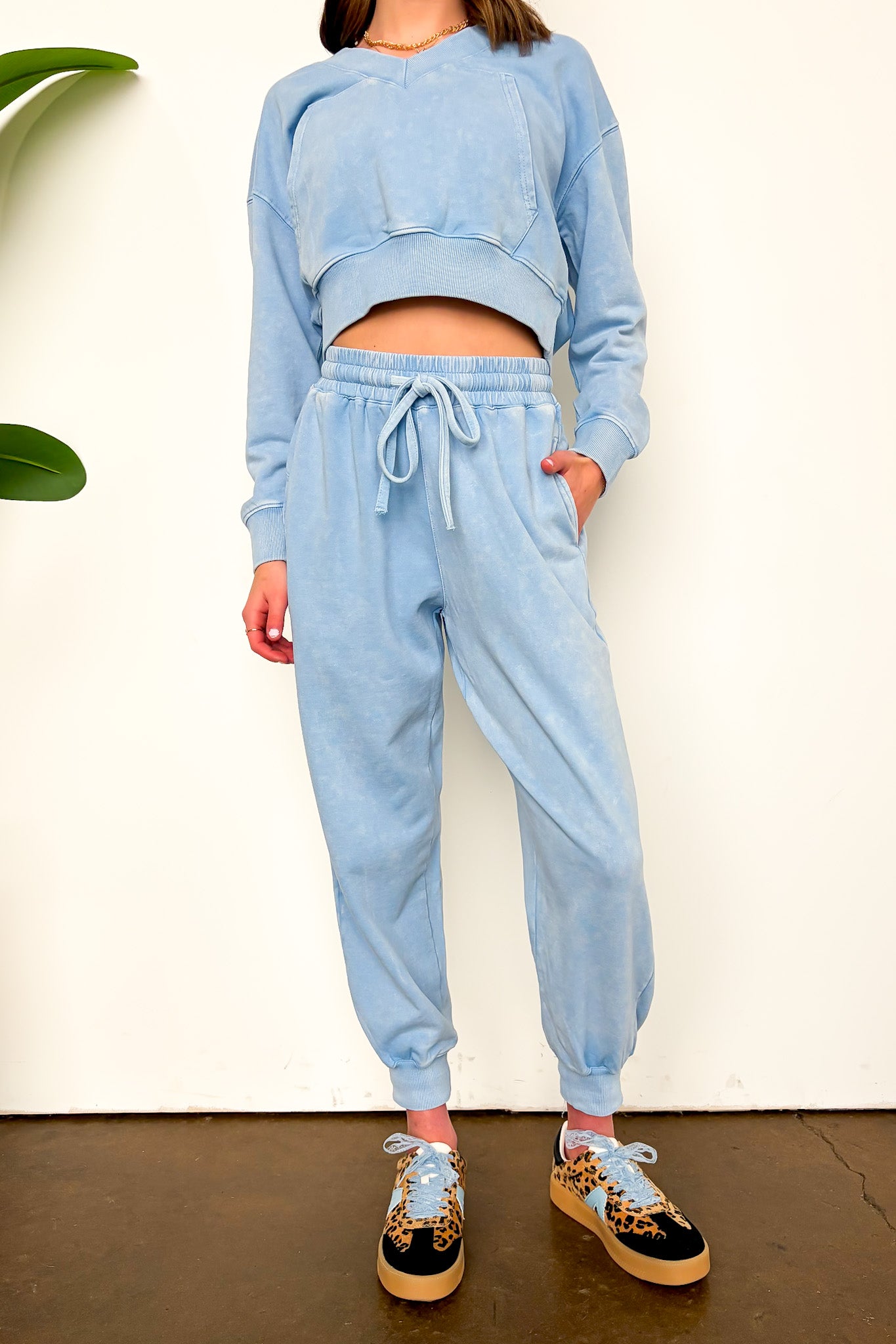 Mineral Washed Jogger Pants