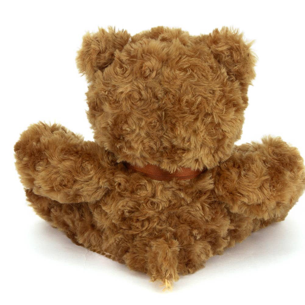 Mocha Sitting Ribbon Bear 6inch