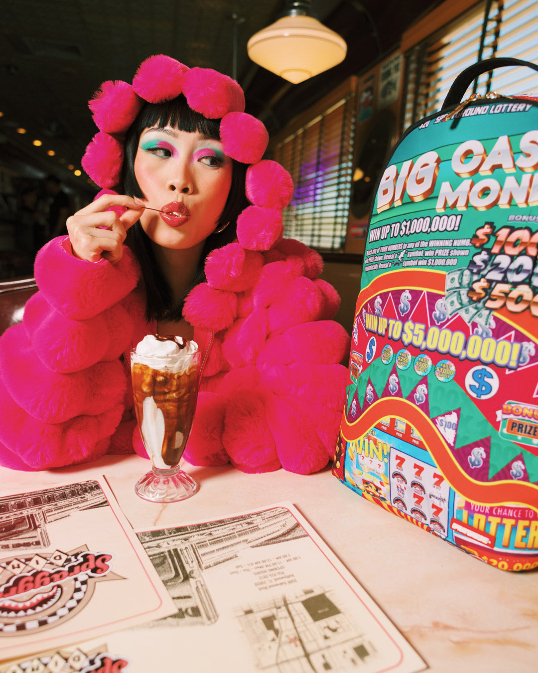 BIG MONEY BIG MONEY BACKPACK (COMES WITH SCRATCH OFF PLAYING CARD)