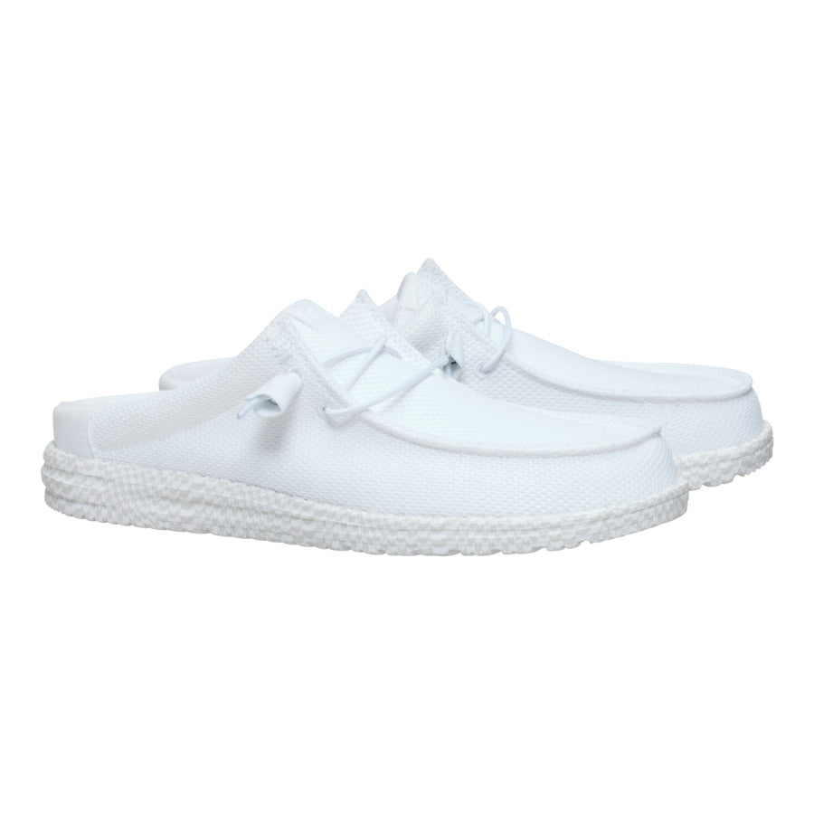 Wally Slip Warped Geo - White/Dawn Blue