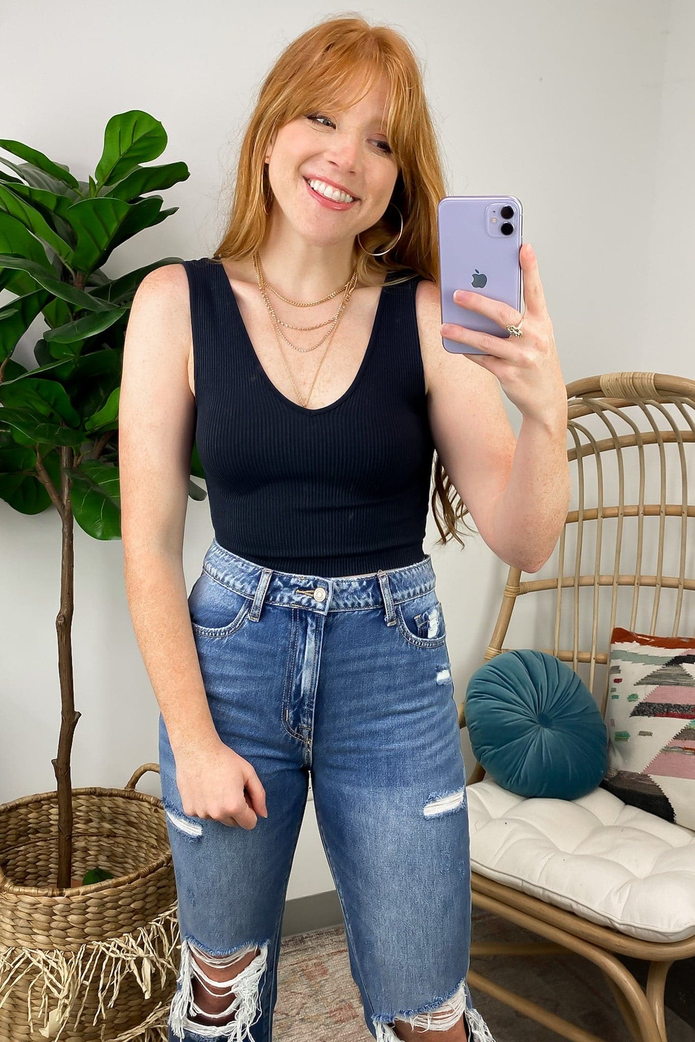 Ribbed Reversible Brami Top