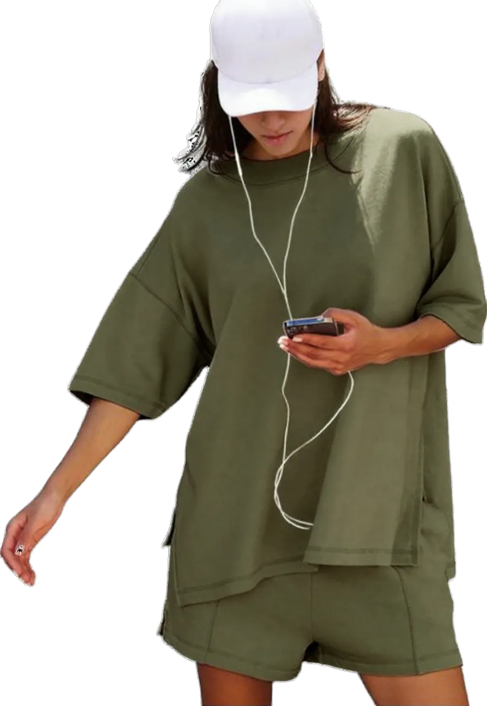 Women Lounge Sets Short Sleeve Cute Tops Shorts