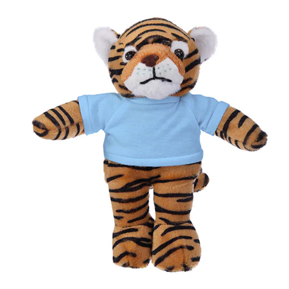 Soft Plush Tiger with Tee 8inch