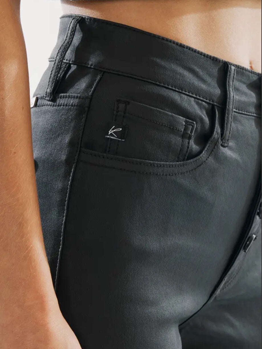 Kancan Leather Skinny Jean