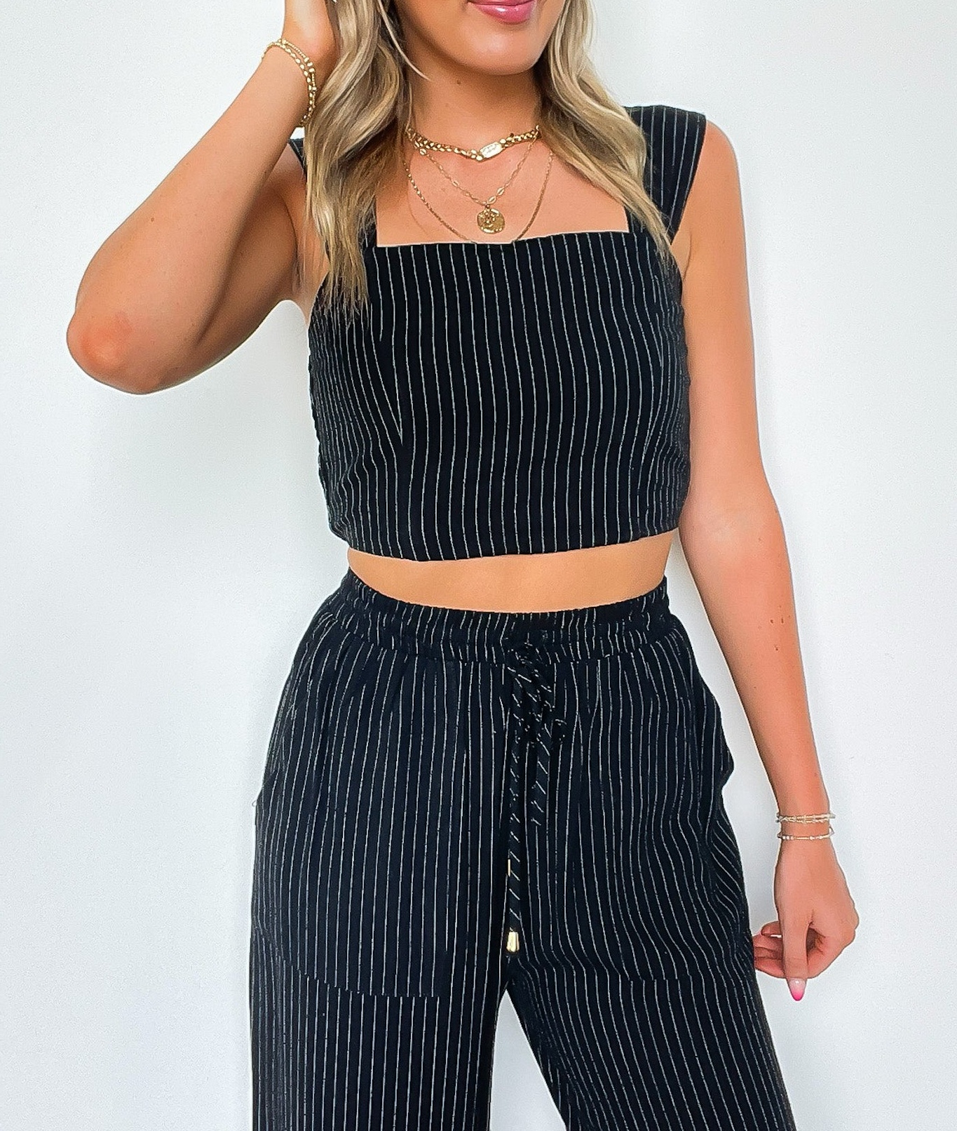 Linen Blend Tank Top