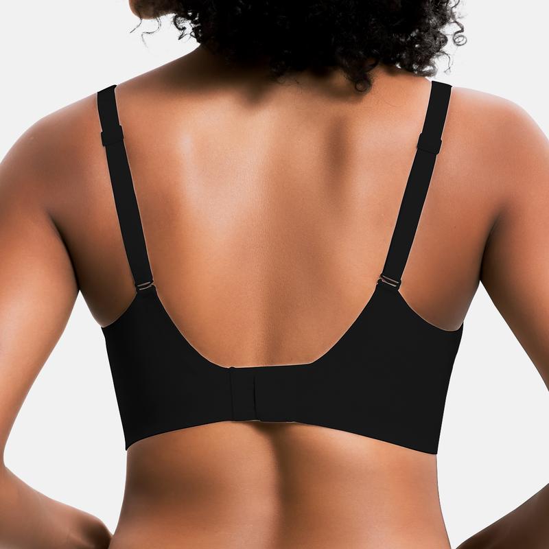 Women’s Wireless Push-Up Deep V Seamless Comfort Bra
