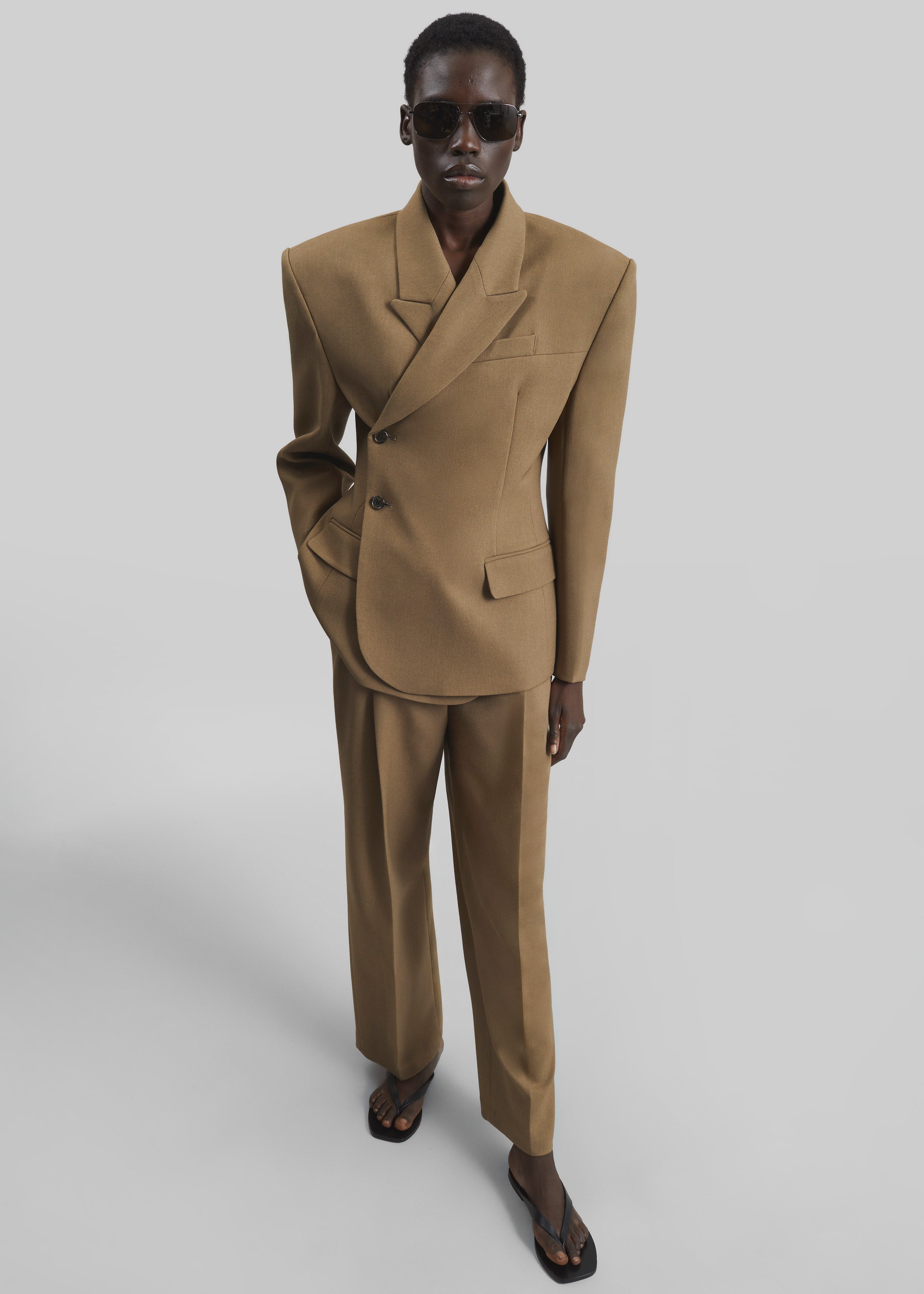 Blerick Crossover Blazer - Camel