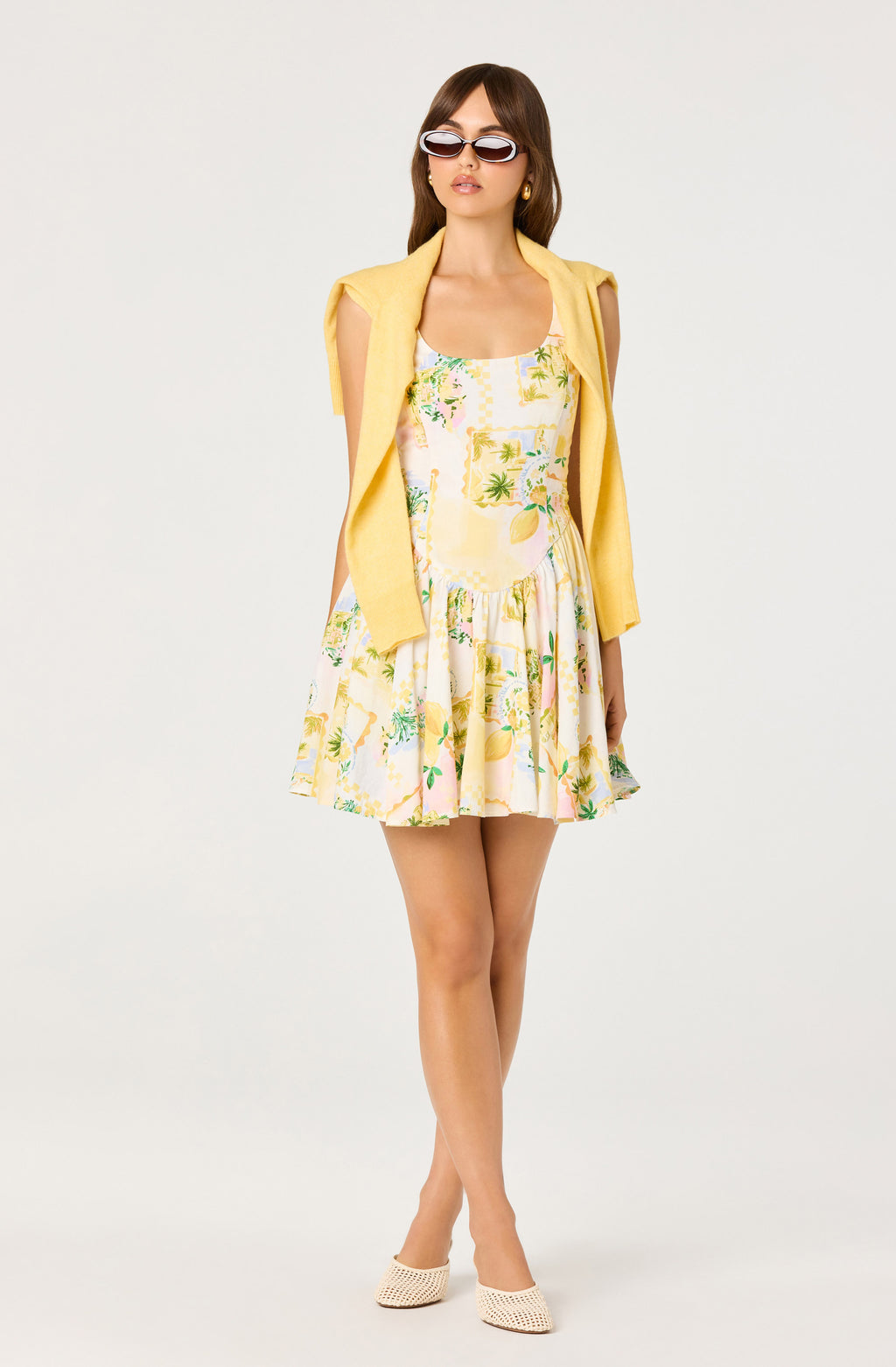 Reina Dress in Lemon Paradise